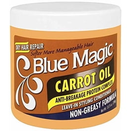 blue magic conditioner hair dress Tired of wrestling with thick, unruly hair? Tame the frizz and unleash your inner mane-stress with Dress! This tub of magic is packed with natural ingredients to condition Breakage Formula Blue Magic Conditioner/Hair Dress is designed to provide effective hair conditioning for days without leaving a greasy residue Blue Magic Conditioner Hair Dress