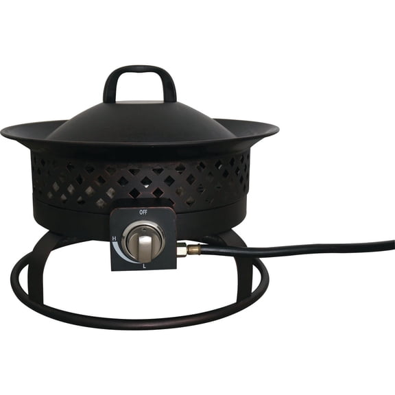 Solara Steel Gas Firebowl