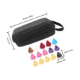 thumbnail image 2 of LIFKOME 2Sets Practical Black Guitar Pick Storage Holder Sturdy Case for Guitar Accessory Storage, 2 of 6