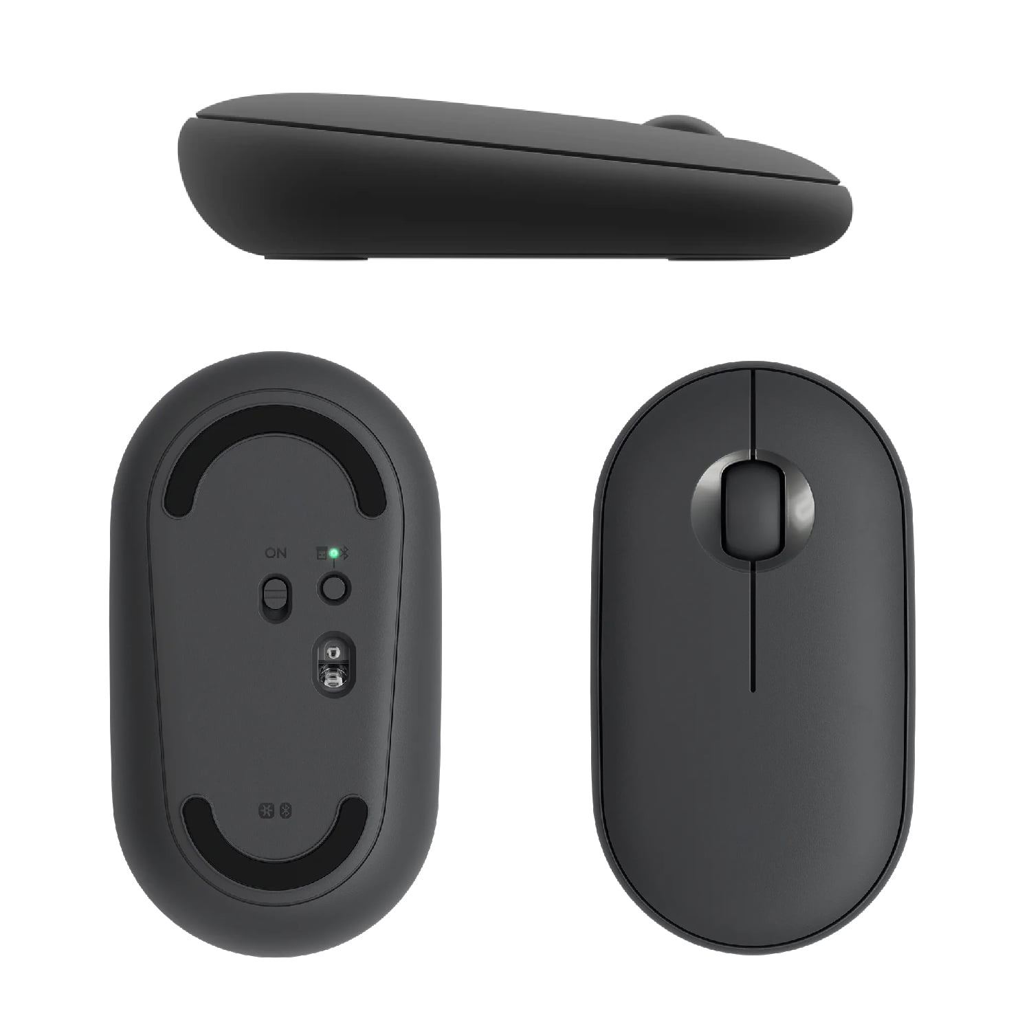 Fashionit U Speakers Boost Water-Resistant Portable Bluetooth Speaker with Selfie Remote Control, Bass, & Mic Travel Home Office Modern Bundle with Mini Folding Wireless Keyboard & Pebble Mouse