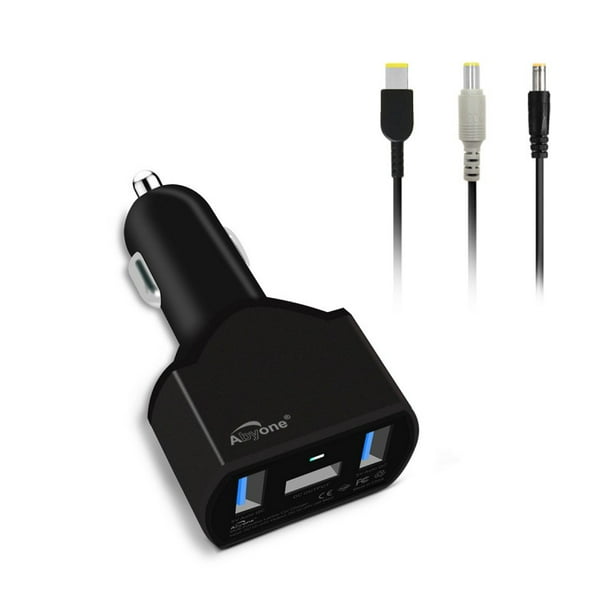Abyone Lcc90 3ports 110w Laptop Car Charger For Compatible With Lenovo Thinkpad Carbon Ultrabook Ideapad Helix Flex Yoga Car Charger Dual Usb Ports 4 8a Charging For 5v Tablets And Smartphones Walmart Com