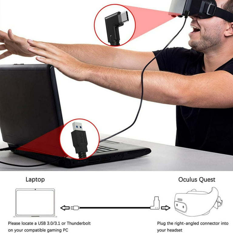 Oculus Rift Connect Quest To Computer Laptop Oculus Rift S