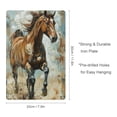 thumbnail image 2 of JEUXUS Horse Running Metal Art Hanging Painting 8*12in 8x12in, 2 of 7