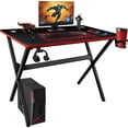 thumbnail image 1 of Escritorio Gamer Acero Mesa Mdf Portavasos Soporte Audifonos, 1 of 9