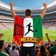 thumbnail image 4 of Mantón con bandera para aficionados del Mundial 2026 | Equipo de apoyo para el fútbol de EE. UU., Canadá y México | Bandera de poliéster para partidos de fútbol y tailgating, 4 of 5