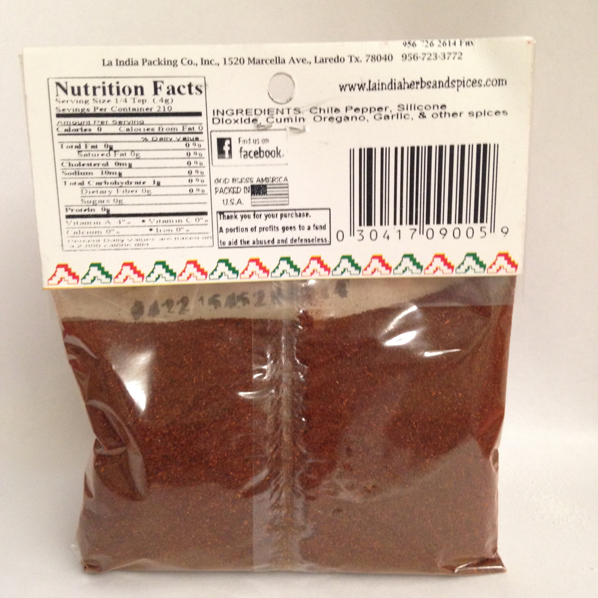 La India Enchilada Seasoning, 3 oz