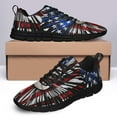 thumbnail image 4 of Baseball American Flag Running Shoes Sneakers Mesh Black Size 7, 4 of 5