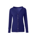 thumbnail image 3 of Veste en Tricot Uni pour Femmes Mode Décontractée Manches Longues Hauts Cardigan Ample à Boutons Chandail Rétro Élégant, 3 of 5