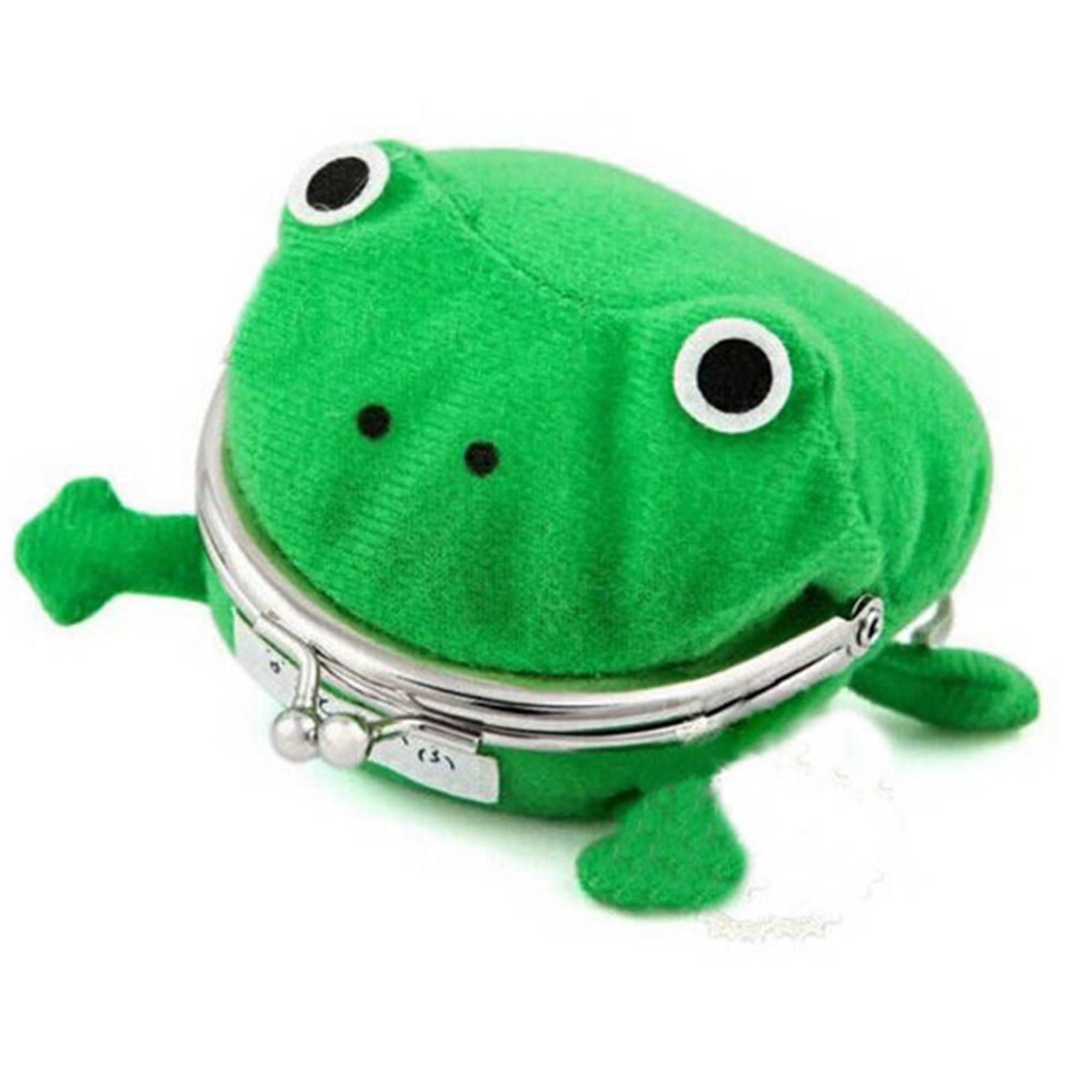 Anime Cartoon Wallet Frog Coin Purse Wallet Cosplay Plush Bag