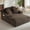 Brown, variant on Avenix 66" Boneless Oversized Chaise Lounge Chair, Faux Fur Cloud Plush Sofa Bed with Deep Seat and Cup Holders, No Assembly Required, 3 Pillows, Dark Gray