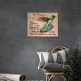 thumbnail image 3 of Hummingbird Canvas Wall Art Rustic Colorful Hummingbird Pictures Inspirational Quotes Framed Painting Prints Wall Decor Modern Home Artwork Decoration for Bedroom Living Room 16"x12", 3 of 6