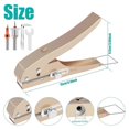 thumbnail image 2 of Single Hole Punch 8mm Heavy Duty Hole Puncher Edge Banding Punching Plier with Scale for Paper Cards, 2 of 5