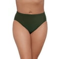 thumbnail image 2 of Aqua Green, Women's Mid Rise Brief, Malachite Green, X-Large, 2 of 4