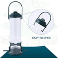 thumbnail image 5 of Squirrel Proof Finch Feeder With Clear Shell, Weatherproof Tube Feeder For Outdoor Use Attracting Various Birds (2Pieces), 5 of 5
