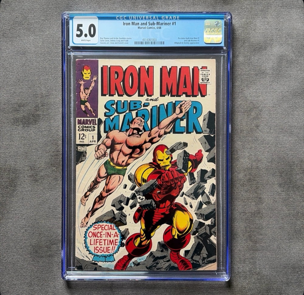 Iron Man and Sub-Mariner #1 - CGC 5 Comic Book