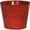 Cayenne Red, variant on Robert Allen MPT01890 Fluer De Lis Series Metal Planter Flower Pot, 6", Color Surf Blue