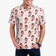 thumbnail image 1 of Fotbe Dachshund Dog Heart Camiseta Polo de Golf para Hombre con Estampado – Camisa Deportiva Transpirable con Cuello Abotonado-4X-Large, 1 of 6
