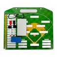 thumbnail image 4 of DYNWAVECA Baseball Coaches Board, Baseball Coaching Board, Carabiner Teaching Assistant Double Sided Baseball Lineup Board for Practice, 4 of 9