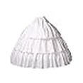 thumbnail image 3 of BEAUTELICATE Jupon pour Filles 100% Coton Crinoline pour Enfants Robe Fleurie, 3 of 4