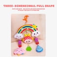 thumbnail image 5 of Plumora Plush Pull Toy with Rattle Sounds - Car Seat & Stroller Hanging, Crib Toys, Soft Stuffed Animal, Engaging Sensory Play, Lightweight, Safe Non-Toxic., 5 of 8