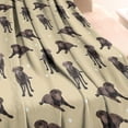 thumbnail image 3 of Cute Labrador Blanket,Comfortable Soft Flannel Throw Blanket,All Season,Warm Lightweight Blankets for Sofa Bed Couch Living Room Chair,40"x50"(100x130cm), 3 of 4