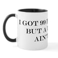 thumbnail image 2 of CafePress - I Got 99 Problems But A Uterus A - 11 oz Ceramic Mug - Novelty Coffee Tea Cup, 2 of 6