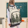 thumbnail image 7 of FORMRS Unisex School Backpack 17" Student Travel Bag with Laptop Compartment, Christmas Stars, 7 of 7