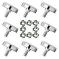 thumbnail image 3 of 8 juegos de patas niveladoras giratorias y ajustables para muebles con tornillos (colores surtidos), 3 of 5