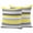 Yellow, variant on 2 Pack Outdoor Waterproof Throw Pillow Covers,Multicolor Horizontal Stripes Decorative Rectangle Patio Pillowcases for Chair Couch Sofa 20x12in
