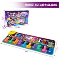 thumbnail image 4 of Alfombrilla para piano musical MR.TN Kids con 25 sonidos musicales de 1 a 6 años o más, 4 of 7