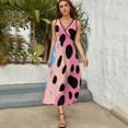 thumbnail image 4 of Leopard Print Pattern Sleeveless Dress Female Clothing Dress Women Summer 2025 Dress, 4 of 6
