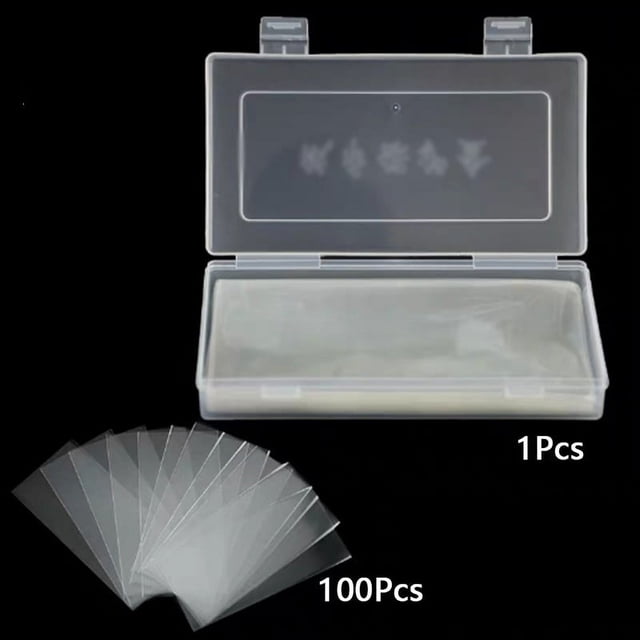 Bgsha 100pcs Sacs de Billets de Banque Boîte de Protection de l'Argent Sac de Rangement Boîte de Collecte en Plastique