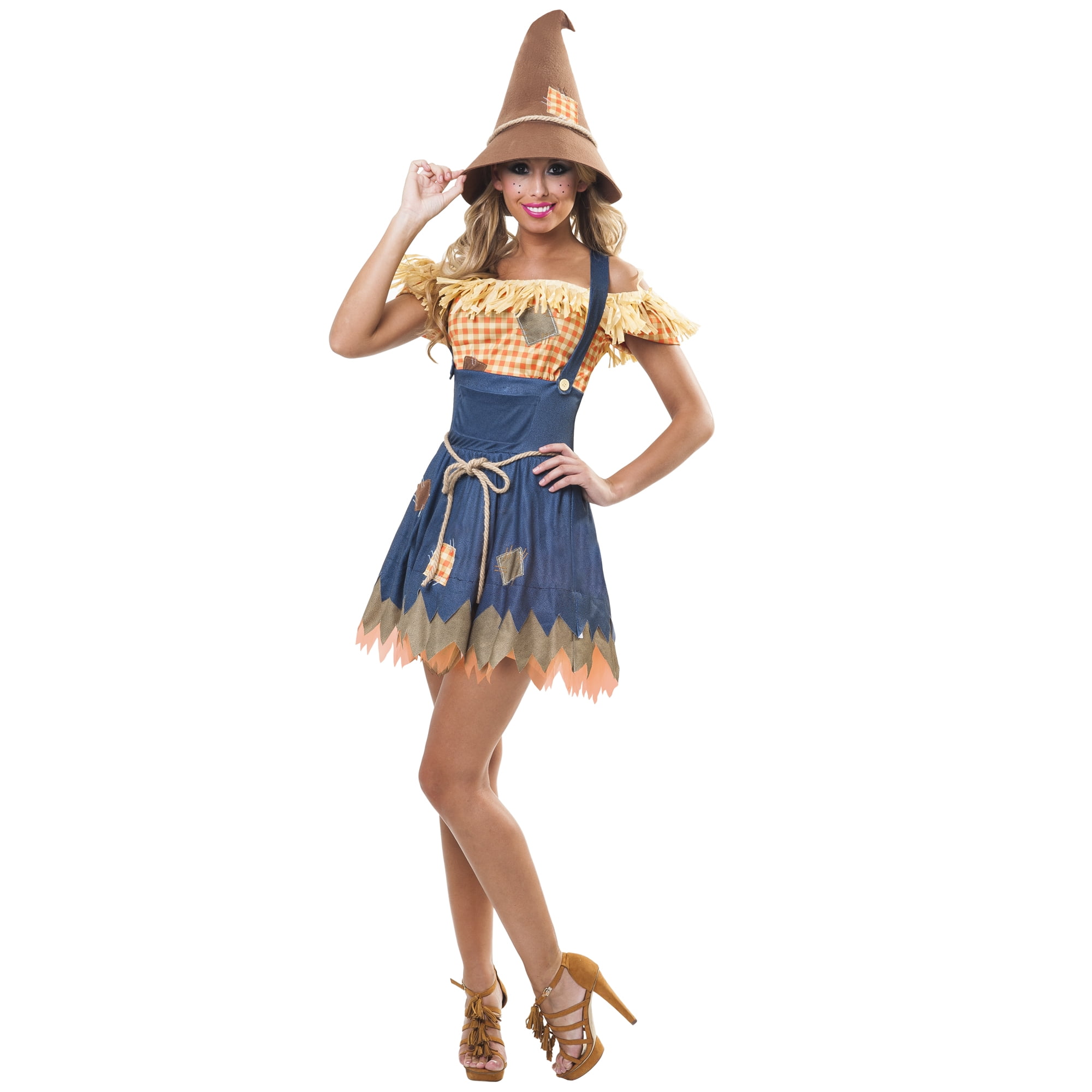 Vendor Labelling Halloween Women's Cornfield Cutie Costume, Small, Woman, Female, Yellow, Culture costumes