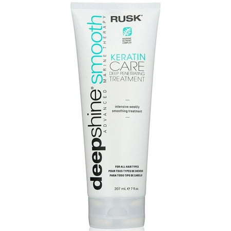Rusk Deepshine Smooth Keratin Care Deep Penetrating Treatment 7 oz (Pack of 4)