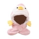 thumbnail image 4 of 4x Bufanda Con Capucha Para Niños, Para Vestir, Para El Invierno, Cálida Y Encantadora, Para Niños Y Niñas, Gorro De Animales De Peluche, Color Rosa, 4 of 8