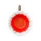 thumbnail image 4 of Juego 2 Tazas Con Plato Galerias El Triunfo Porcelana Diseño Flor Naranja Con Blanco Y Hoja Verde, 4 of 5