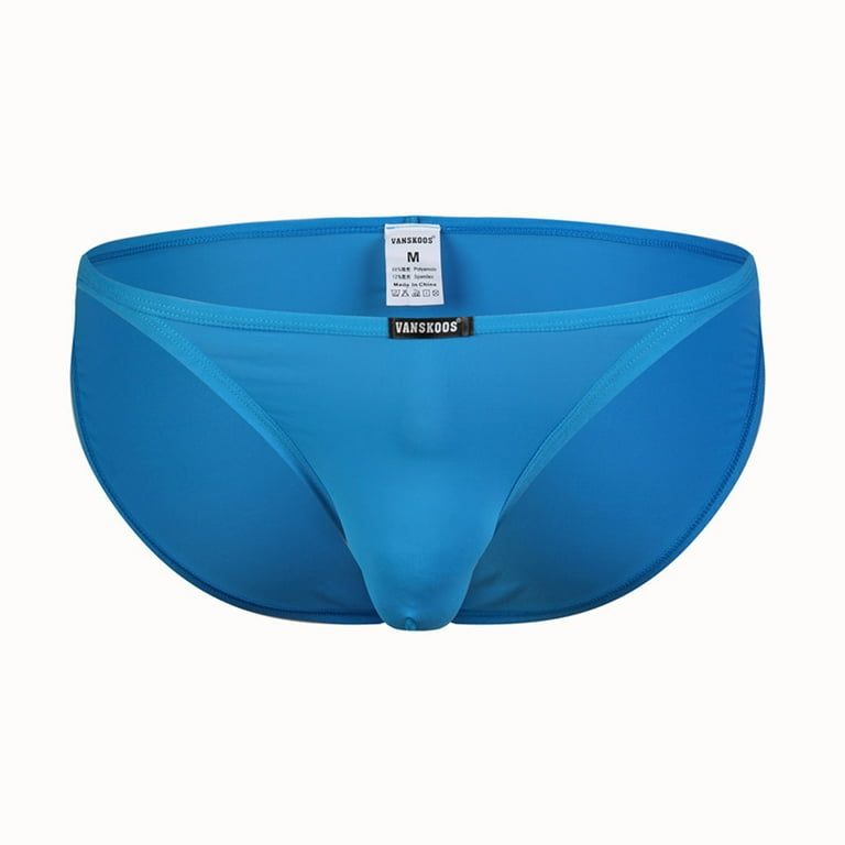 OVTICZA Mens Jockstraps Underwear Plus Size Sexy Underwear for Men Pack Low  Rise Mens Underwear Briefs White Blue 2XL 