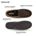 thumbnail image 3 of Haggar Mens Venetian Slipper Indoor/Outdoor House Shoe with Memory Foam Comfort, 3 of 9