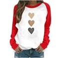 thumbnail image 2 of Elvqul Womens Crewneck Sweatshirts Shirts Cute Print Dressy Sweatshirts for Women Christmas, 2 of 5