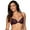 Midnight Plum Pattern, variant on Lingerie® Extreme Ego Boost Push-Up Bra 2131101 by Lily of France Color: Bare Pink Pattern Size: 36 C