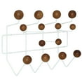 thumbnail image 1 of Modway Gumball Mid-Century Wall-Mounted Coat Rack in Caramel, 1 of 3