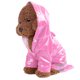 thumbnail image 1 of Chubasquero de cuero PU Billuyoard reflectante con capucha rosa M, 1 of 6