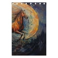 thumbnail image 5 of Horse with Moon Black Out Curtains 72 Inch Length Curtains for Sliding Glass Doors Bedroom Living Room 2 Pack, 5 of 6