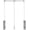 19.29-25inch, variant on Pull Down Closet Rod, Adjustable Wardrobe Organizer Clothing Rail For Hanging Clothes Heavy Duty Clothes Rod Hanger Soft Return Space Saving for Closet Wardrobe, Adjusted from