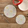 thumbnail image 2 of GZHJMY Stars Round Trivets Pot Holders 2 Pcs, Heat Resistant Cotton Thread Weave Trivets for Hot Dishes, Cooking, Baking, Farmhouse, Kitchen Decor for Kitchen Pans Bowl Teapot, 2 of 7