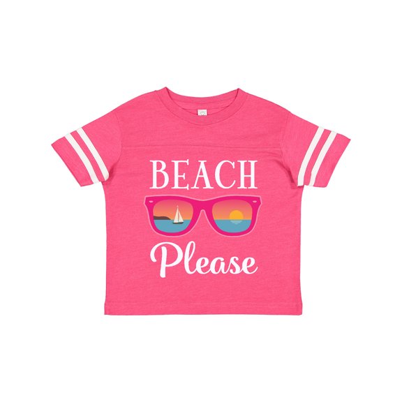 Inktastic Beach Please Sunglasses Girls Toddler T-Shirt
