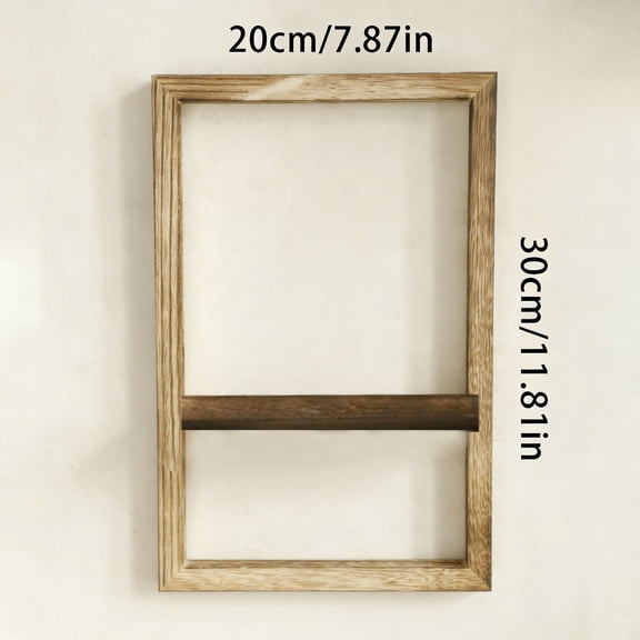 1Pcs Wall Deor Floating Shelf, Cute Wall Display Rack, Small Decorative Shelf Wall Mounted,Hanging Wall Shelf for Toys, Plants and Decorations Storage, Beige