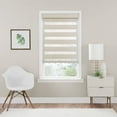 thumbnail image 2 of Achim Celestial Indoor Cordless Tan Polyester Room Darkening Window Zebra Shade, 72" L x 29" W, 2 of 5
