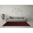 thumbnail image 3 of Ahgly Company Indoor Round Abstract Red Contemporary Area Rugs, 8' Round, 3 of 4