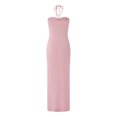 thumbnail image 5 of Douhoow Women Bodycon Dress Spaghetti Straps 3D Flower Hollowed Long Cocktail Dress Clubwear, 5 of 9